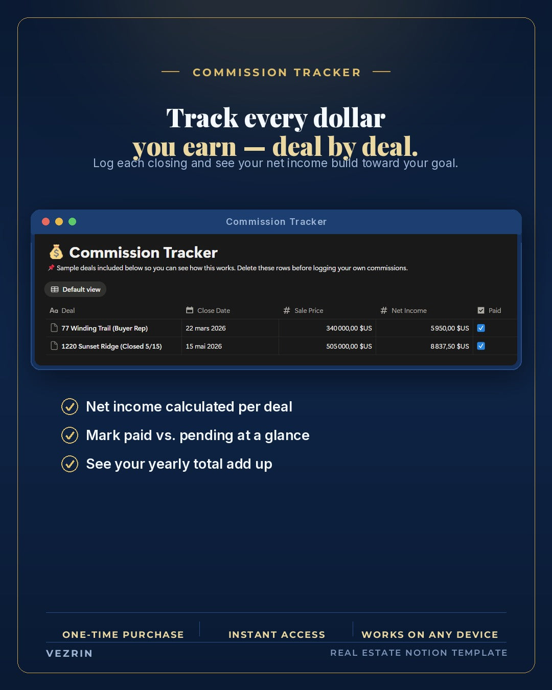 Solo Agent OS: Real Estate Agent Notion Template