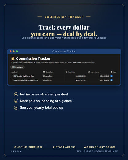 Solo Agent OS: Real Estate Agent Notion Template
