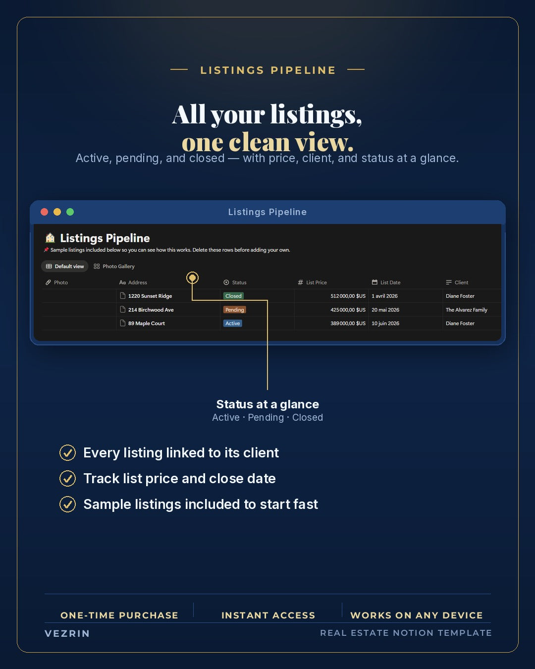 Solo Agent OS: Real Estate Agent Notion Template